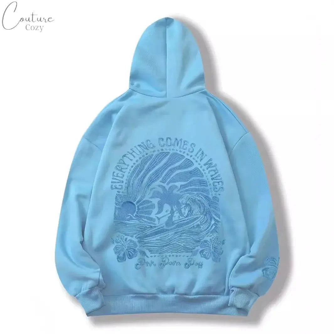 Hip Hop Fashion Print Hoodies Women Autumn Winter Pullover Tops Hooded Sweatshirts Streetwear Casual Female Loose Clothes Couture Cozy