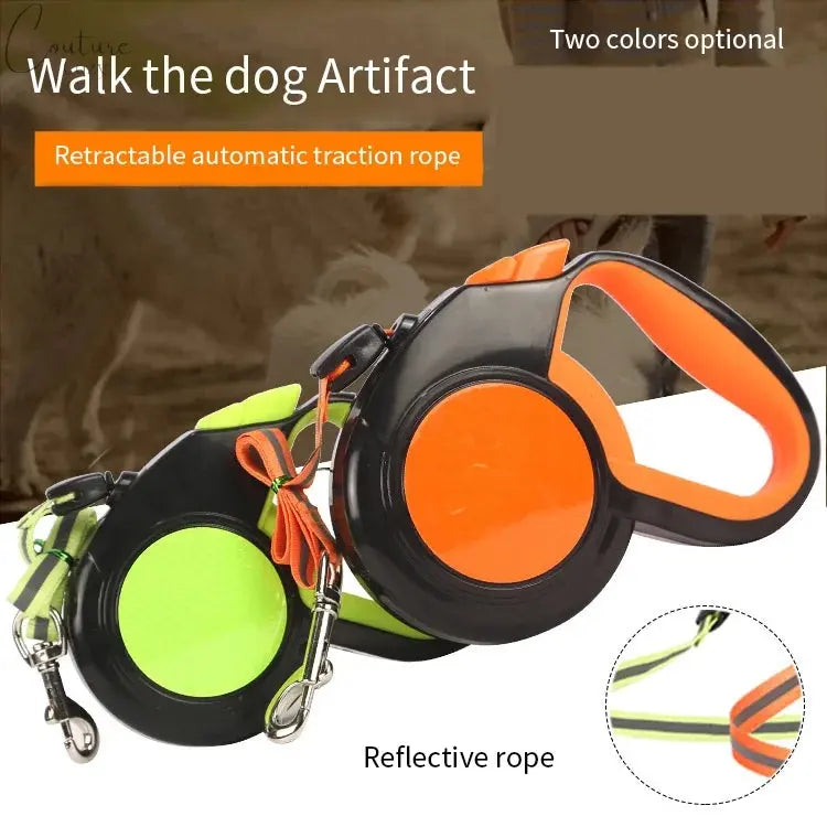 Retractable and Reflective Dog Leash Pet Expert