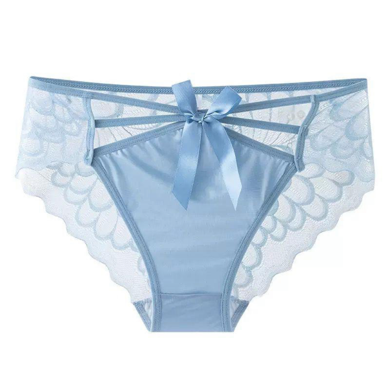 6pcs Luxury Lace Panties Set with Cute Bow  Sexy, Elegant & Comfortable Everyday Wear Womenswear Maternity Postpartum Outfits Elegance Piece Style