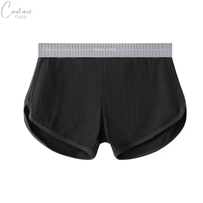 Cotton Aro Pants Men Loose Boxer Short Sport Underwear U Convex Pouch Underpant Youth Home Shorts Mid Rise Pajama Sleepwear Couture Cozy