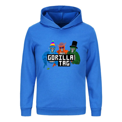 Game Gorilla Tag Hoodie Kids Cartoon Hoodies Children Long Sleeve Coats Toddler Girls Casual Outerwear Baby Boys Sweatshirts Couture Cozy