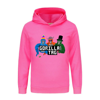 Game Gorilla Tag Hoodie Kids Cartoon Hoodies Children Long Sleeve Coats Toddler Girls Casual Outerwear Baby Boys Sweatshirts Couture Cozy
