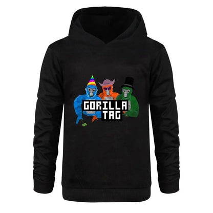 Game Gorilla Tag Hoodie Kids Cartoon Hoodies Children Long Sleeve Coats Toddler Girls Casual Outerwear Baby Boys Sweatshirts Couture Cozy