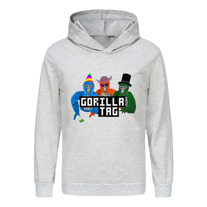 Game Gorilla Tag Hoodie Kids Cartoon Hoodies Children Long Sleeve Coats Toddler Girls Casual Outerwear Baby Boys Sweatshirts Couture Cozy