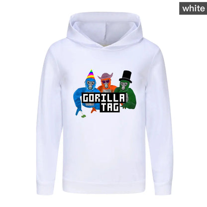 Game Gorilla Tag Hoodie Kids Cartoon Hoodies Children Long Sleeve Coats Toddler Girls Casual Outerwear Baby Boys Sweatshirts Couture Cozy