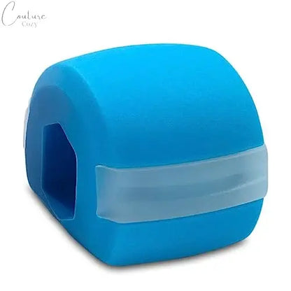 Jawzrsize Jaw Exerciser for Women and Men - Double Chin Reducer, Facial Toner, Neck Exerciser for Younger and Healthier Look Helps Reduce Stress and Cravings Jawline Trainer (Pop N Go Beginner red and blue) Couture Cozy