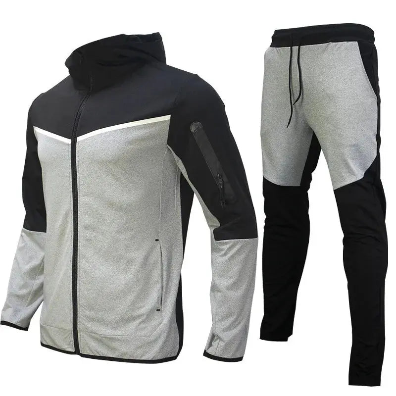 Men's Sweatsuit Tech Fleece Hoodie Cotton Stretch Training Wear New Brand Good Quality Coat Sweatpants Sport Set Clothing Couture Cozy