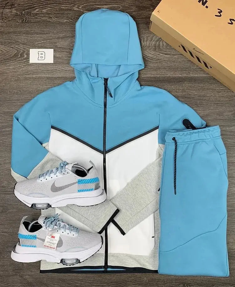Men's Sweatsuit Tech Fleece Hoodie Cotton Stretch Training Wear New Brand Good Quality Coat Sweatpants Sport Set Clothing Couture Cozy