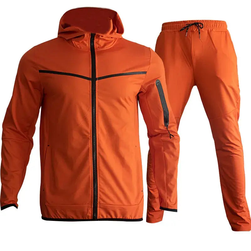 Spring Autumn Men's Tracksuits Cotton Sportswear Pants 2-Pieces Hoodie Sportswear Suit Couture Cozy