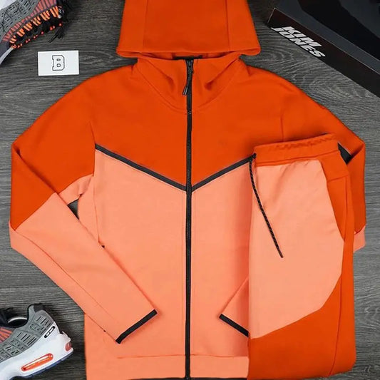 Spring Autumn Men's Tracksuits Cotton Sportswear Pants 2-Pieces Hoodie Sportswear Suit Couture Cozy