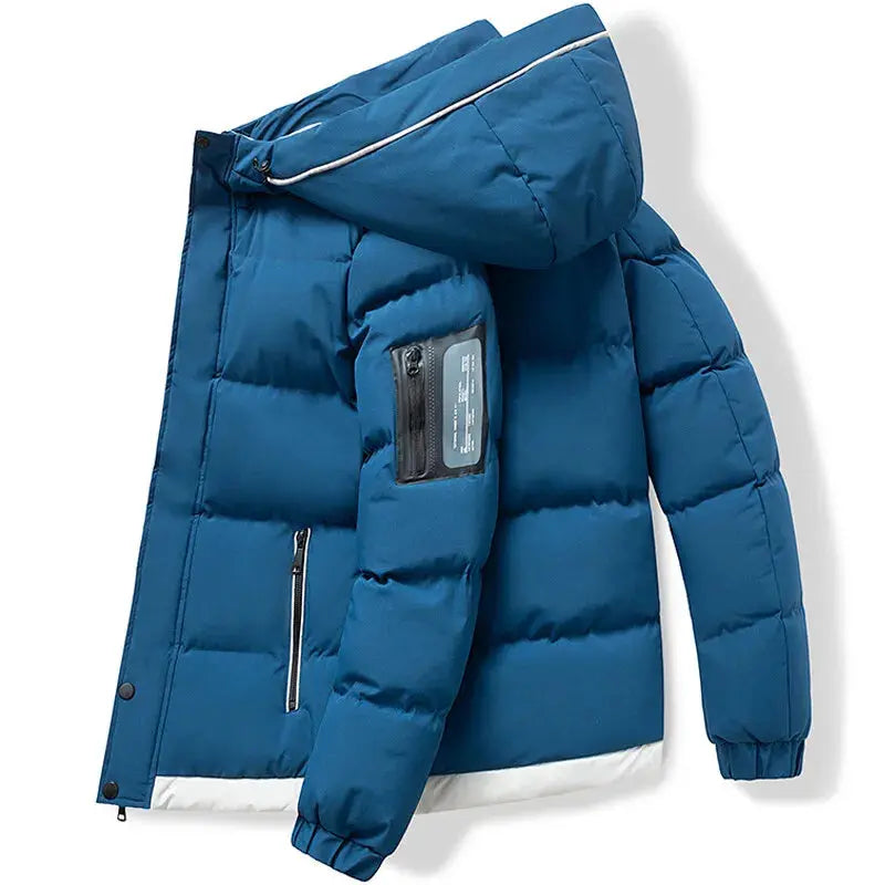 Winter Jacket Men Thicken Warm Parkas Hooded Coat Fleece Man's Jackets Outwear Jaqueta Masculina 2019 New Hot Drop Shipping K242 Couture Cozy