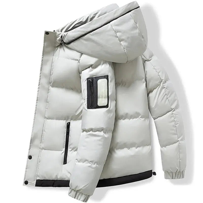 Winter Jacket Men Thicken Warm Parkas Hooded Coat Fleece Man's Jackets Outwear Jaqueta Masculina 2019 New Hot Drop Shipping K242 Couture Cozy