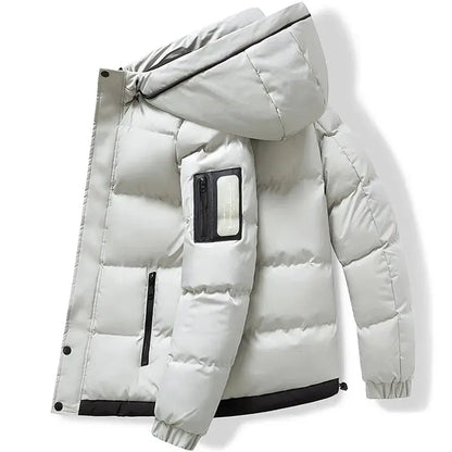 Winter Jacket Men Thicken Warm Parkas Hooded Coat Fleece Man's Jackets Outwear Jaqueta Masculina 2019 New Hot Drop Shipping K242 Couture Cozy