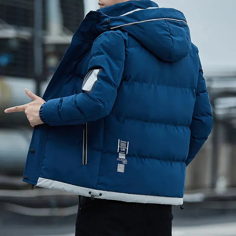 Winter Jacket Men Thicken Warm Parkas Hooded Coat Fleece Man's Jackets Outwear Jaqueta Masculina 2019 New Hot Drop Shipping K242 Couture Cozy