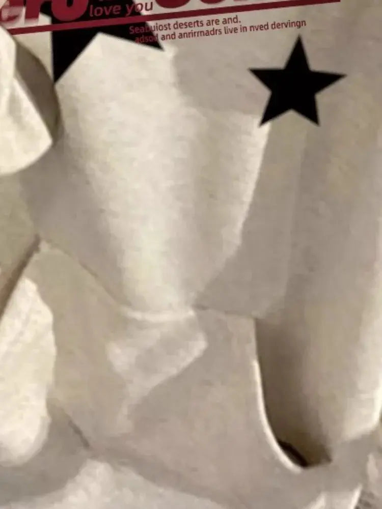 Y2k Aesthetic Hip Hop Vintage Letter Star Print Hoodies Oversized Harajuku All Match Sweatshirts New Grunge Pockets Women's Tops Couture Cozy