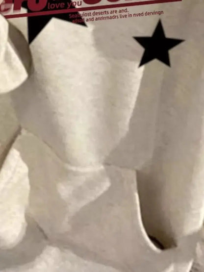 Y2k Aesthetic Hip Hop Vintage Letter Star Print Hoodies Oversized Harajuku All Match Sweatshirts New Grunge Pockets Women's Tops Couture Cozy