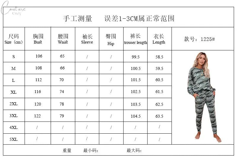 women's Tie-Dye Home Comfortable Round Neck Long Sleeve Casual Pajamas Set Couture Cozy